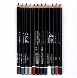 12 pcs/Set Eye Make Up Eyeliner Pencil Long Lasting Waterproof Eyebrow Beauty Pen Eye Liner Lip sticks Cosmetics Eyes Makeup Tool