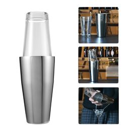 Professional Stainless Steel Bartender Cocktail Shaker r Mixer Wine Martini Boston Shaker For Bartender Drink Party Bar Tools
