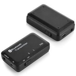 Freeshipping Bluetooth Audio Transmitter Receiver Wireless Stereo Adapter for TV / PC / MP3