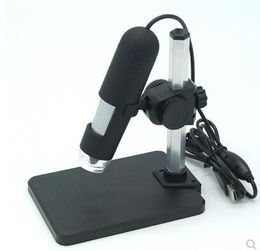 Wholesale-New Portable USB Digital 50 - 1000 X 2.0 MP Microscope Endoscope Magnifier Camera 8 Led FREE SHIPPING