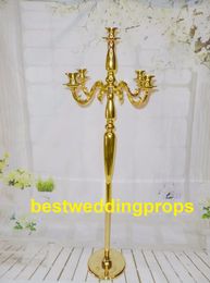wedding aisle pillars Wedding walkway stand gold Centrepiece for Party Christmas wedding decor best0258