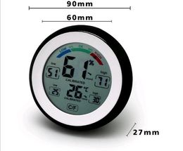 Hygrometer Termometor Digital Thermometer Electronic Thermometer Humidity Metre wall clock Fridge magnet sticker