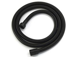 Black or gold stainless steel Handheld Shower Hose 150cm Long or balck / gray pvc hose Bathroom Accessories Explosion-proof Pipes SH00