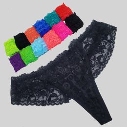 high quality big size XXL lace cofortable Women's Sexy Thongs G-string Underwear Panties Briefs Ladies T-back 1pcs/lot ah32 S923