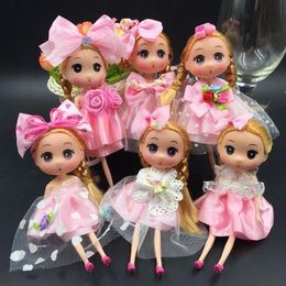 Princess Wedding Doll Zaino Portachiavi Ciondoli portachiavi Fascino Giocattolo bomboniere Regali per bambini Regali per bambini 18 cm
