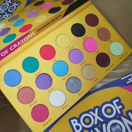 IN STOCK!!makeup BOX OF CRAYONS Cosmetics Eyeshadow Palette 18 Colours iSHADOW Palette Shimmer Matte EYE beauty DHL shipping