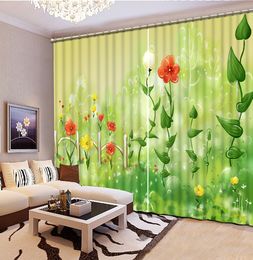 European style Curtains Customize 3D Curtains Fairy tale Landscape Curtains For Living room Child room Window Curtain