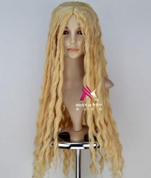 The Hobbit Elf Woman Galadriel Artanis Nerwen Blonde Cosplay Party Wig Hair