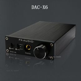 Freeshipping fx-audio feixiang DAC-X6 fever HiFi amp USB Fibre Coaxial Digital Audio Decoder DAC 16BIT / 192 amplifier TPA6120