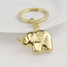 Creative Animal Keychain Pendant Personalized Pet Simulation Cartoon Elephant Key Chain Jewelry Lovely Keyring Gift