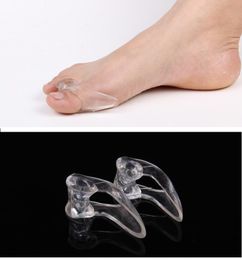 10pairs Soft Gel Toe separator toe Thumb Stretcher Protector Straightener Corrector Hallux Valgus Pain Relief Feet Foot Care tools