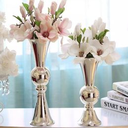 High Quality Silver Plating Candle Holder/Flower Vase /H38.5cm free shipping
