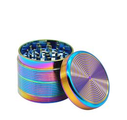 Creative Colourful Cigarette Mill diameter 50MM thread dazzle Colour smoked device zinc alloy smoke cutter smoke mill