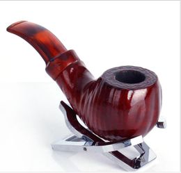 High end atmosphere manual solid wood pipe factory wholesale direct cigarette smoking pipe