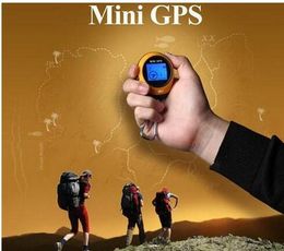 keychain gps tracker Canada - 2016 Mini GPS Tracker tracking device positioning portable travel keychain wayfinding outdoor climbing sports Handheld Keychain