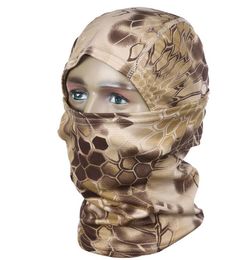 Chief Airsoft sports Tactical Balaclava Camouflage Hunting Paintball Riding Full Face protection Mask outdoor camping Anti UV summer masks