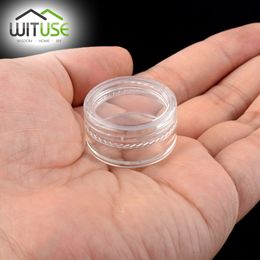 100pcs 5g 3g (5ml,3ml) Clear Diamond Empty Acrylic Container for Cosmetic Cream Jewellery Empty Jar Pot Eyeshadow