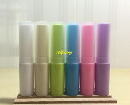 50pcs/lot 4g Empty Lipstick Tube Plastic Lip Balm Container Small Cosmetic 4ml Lip stick Gloss bottle