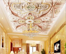 custom 3d ceiling Pattern wallpaper roll living room stereoscopic 3d wallpaper 3d ceiling modern home improvements