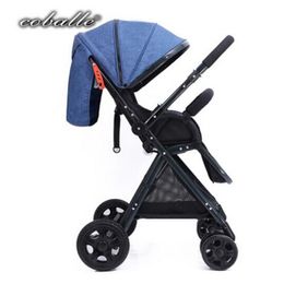 Coballe baby stroller light car folding umbrella can sit can lie ultra-lightweight Portable On the airplane