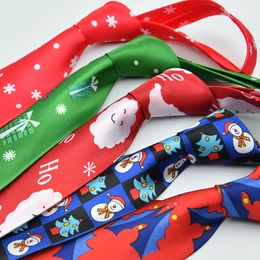 Christmas neck tie 28 Colour 140*9.5cm Jacquard necktie X-mas necktie Men's arrow Polyester Tie for Christmas gift