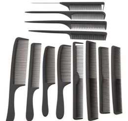 12pcs/set Professional Hair Brush Comb Salon Barber Anti-static Hair Combs Hairbrush Hairdressing Combs Hair Care Styling Tools