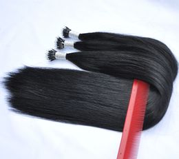 thick bottom malaysian nano ring hair extensions 1g strand 300g lot 14 to 24 top quality remy hair 3 Colours option