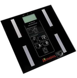 LUOEM Digital Body Weight Measurement Backlight Body Fat Scale Balance Scale (Black)