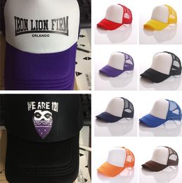 NewestTrucker Cap Adult Mesh ball Caps Blank Trucker Hats Snapback Hats Accept Custom Baseball cap for Adult Sun hat Custom LOGO T1C331-2