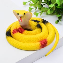 75cm Novelty Kids Magic Toys Practical Jokes April Fools Day Halloween Gift Snake Scary Toy For Party Event
