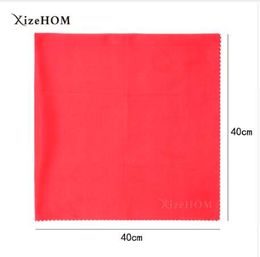 XizeHOM (40*40cm/1pcs) Large Microfiber Cleaning Cloth for All Eyeglasses, Glasses, Camera Lenses(6 color)