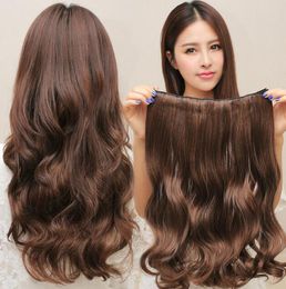 Cheap Long Curly Brown Hair Extensions