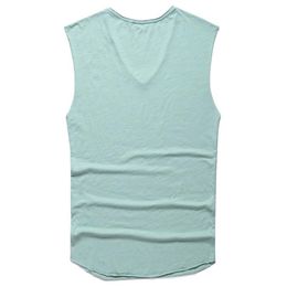 2018 Tank Top Men Undershirt Brand High Quality Men 'S Vest Casual Clothing Singlets Men 'S Sleeveless Summer