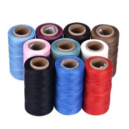 leather 1mm Australia - 260m Leather Sewing Waxed Thread 1MM For Upholstery Shoes Luggage free shipping wholesale A10