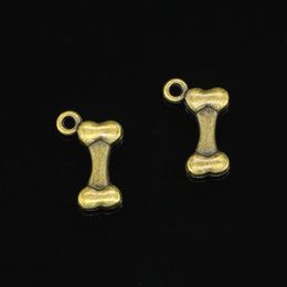 120pcs Zinc Alloy Charms Antique Bronze Plated dog bone Charms for Jewellery Making DIY Handmade Pendants 16*10mm