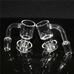 Smoking Terp Vacuum Quartz Banger with UFO Carb Cap Thermal Bangers Nail Set Nails for Glass Bong Water Pipe Rigs 14mm 18mm