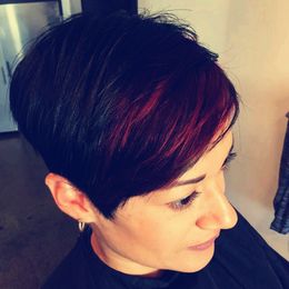 Discount Two Tone Hair Color Short Hairstyles Two Tone Hair