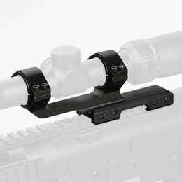 PPT Rifle Double Ring Scope Mount Black Colour Diameter 1inch or 1.18inch Fits 21.2mm CL24-0200