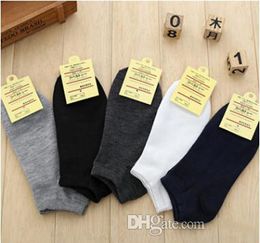 Mens Casual Socks Solid Colors Athletic Mesh Short Boat Socks for Men Breathable Socks 10 Pair