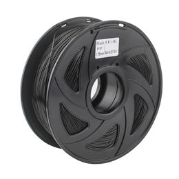 Freeshipping Premium Quality PP Filament for 3D Printer Soft Flexible Plastic Filament Black Color 1.75mm 1KG Spool