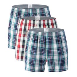 3 teile/los Marke Hohe Qualität Sexy Herren Unterwäsche Boxer 100% Baumwolle Pfeil Lose hosen atmungsaktive Unterhose männlichen cuecas boxer calzoncillos