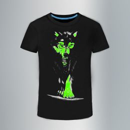 2018 neue 3D t-shirt männer Freizeit Fluoreszierende Personalisierte kurzhülse Leuchtenden T-shirt Sommer Tops Männer T-shirt leichte kleidung