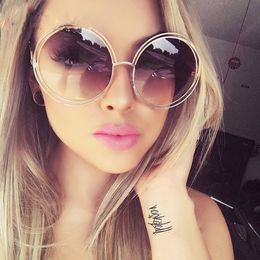 gafas redondas grandes mujer
