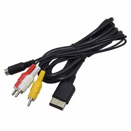 1.8M 6FT Composite RCA S-Video AV Audio Video Cable DC Cord Lead for SEGA Dreamcast TV Adapter Cables FAST SHIP