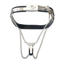 Female Stainless Steel Adjustable Chastity Belt Chain Invisible Chastity Belt Prevent Masturbation Shield Adult BDSM Product J1234