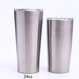 24oz 20 ounce Tumbler 30 ounce Vacuum Cups Stainless Steel Double Wall Vacuum Insulated Mugs Beer Cups Drinkware Vacuum Coffee Mugs