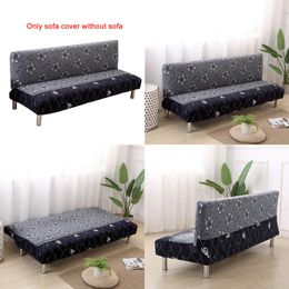Universal size Armless Sofa Bed Cover Folding seat slipcovers stretch cheap Couch Protector Elastic bench Futon Covers 5839