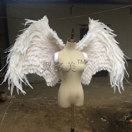 High quality ANGEL WINGS pure handmade crafts nice birthday gifts Wedding Grand Event Halloween Valentine's Day deco props free shipping