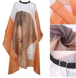 1PC Barbers Hairdresser Hair Cutting Cape Gown Hairdressing Cloth Funny Adult New Hair Salon Tools Hairdresser Cape Gown Cloth