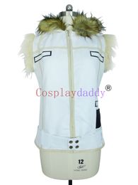 Katekyo Hitman Reborn Byakuran`Gesso White Vest top Cosplay Costume J001